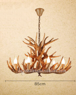 15 Deer Antler Chandelier 9 Candelabra Ceiling Lights3 Tiers Cast Cascade Antique Rustic Style Lighting Fixtures